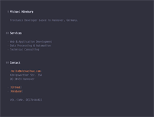 Tablet Screenshot of michaelhue.com